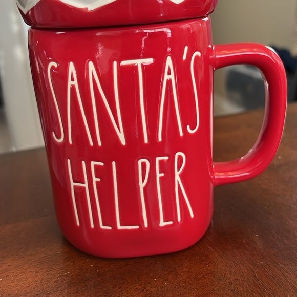 Rae Dunn Santa’s Little Helper Topper Mug - Picture 3 of 7